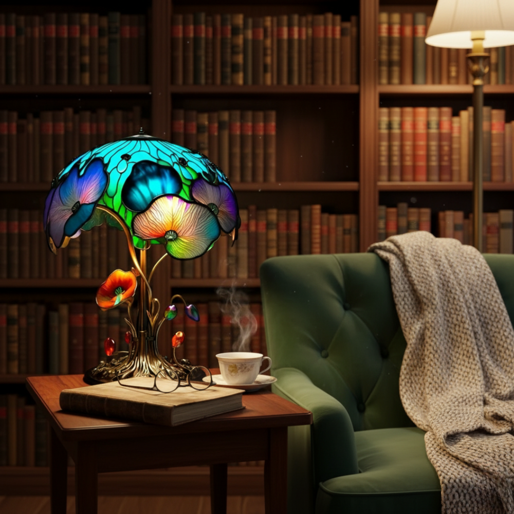 Lampe Florale Champignon Bohème Chic