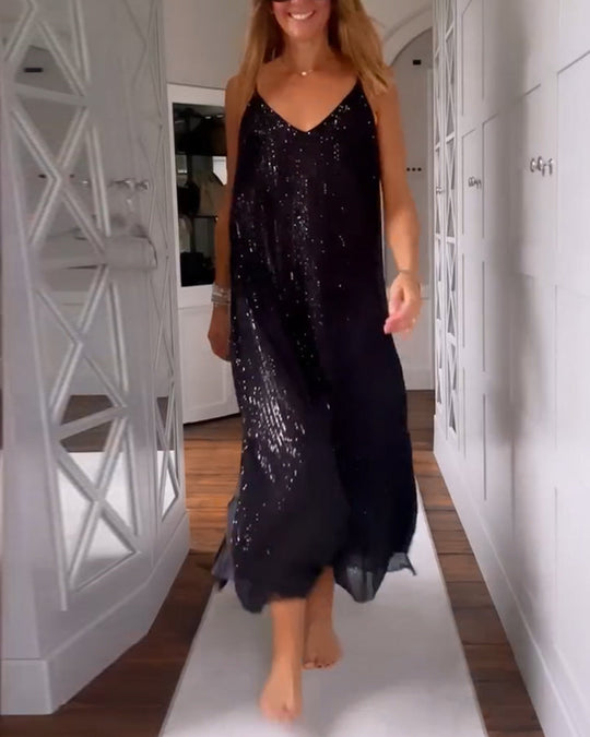 Robe polyvalente à sequins