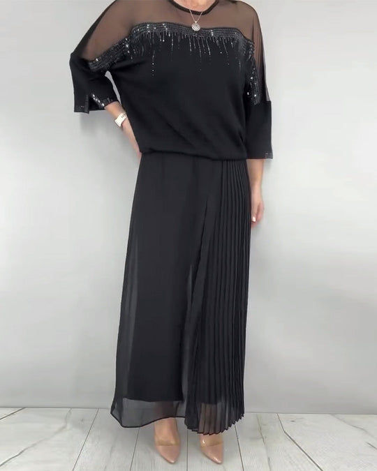 Blouse Maillage Éclaté Loose