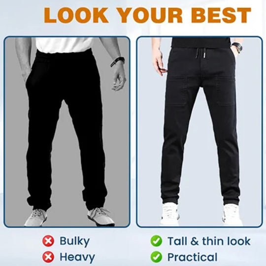 Multipants – Pantalon Cargo Extensible À Haute Élasticité, Multi-Poches Et Durable