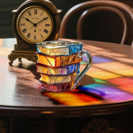 Mug Unique Fait Main 3D Bonheur pour Passionnés de Lecture
