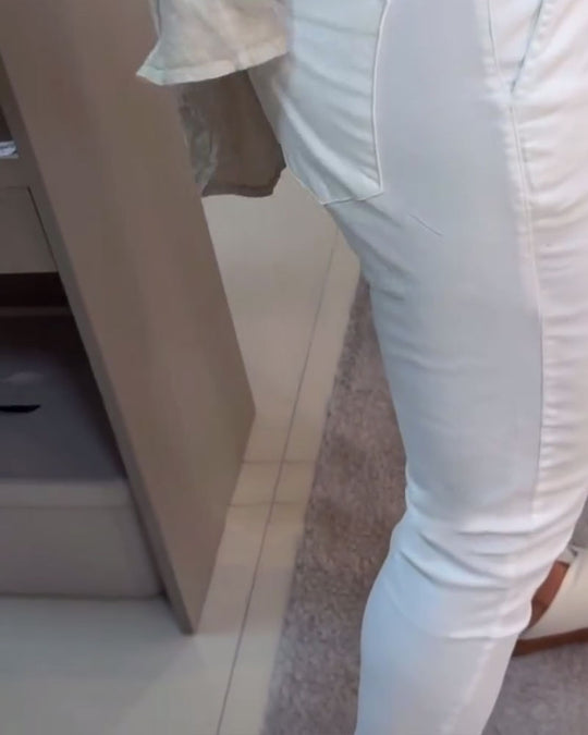 Pantalon Fuselé Décontracté Avec Cordon