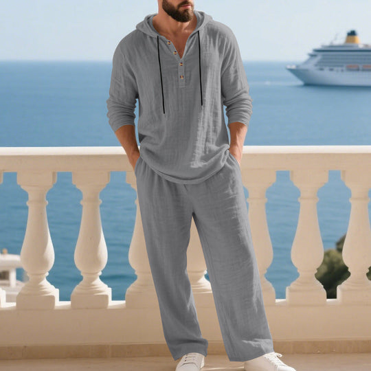 Ensemble Deux-Pièces Mode Homme Décontracté Long