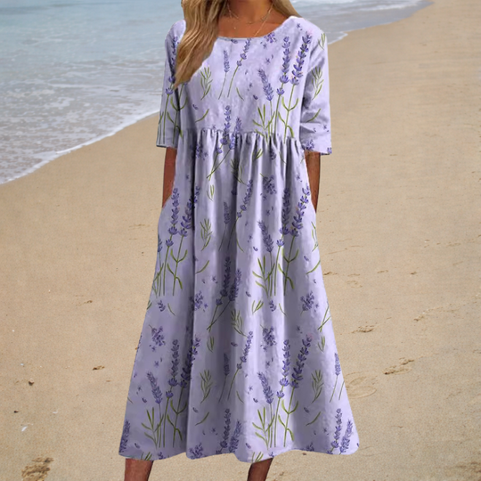 Robe longue fluide chic et confortable