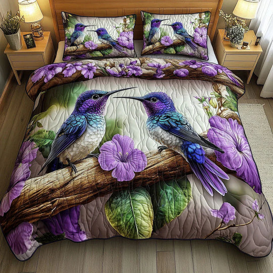 Ensemble de lit matelassé de 3 pièces - Refuge pour Oiseaux