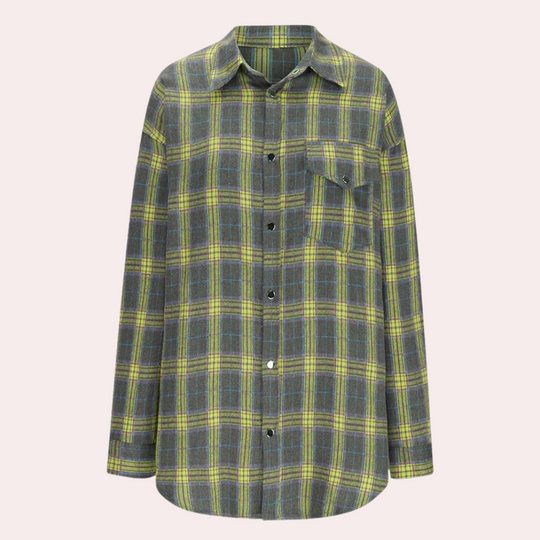 Billie | Chemise à manches longues à carreaux pour femmes