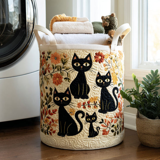 Chat | Panier à Linge Fait Main