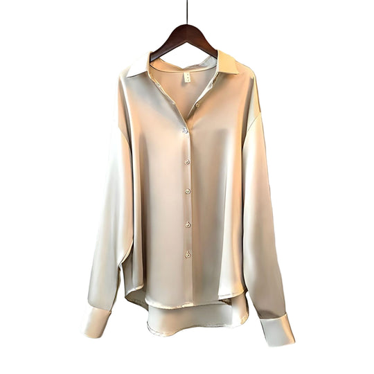 Avery | Chemise en satin pour femme