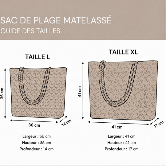 Sac de Plage Fait Main | Éclat du Phare