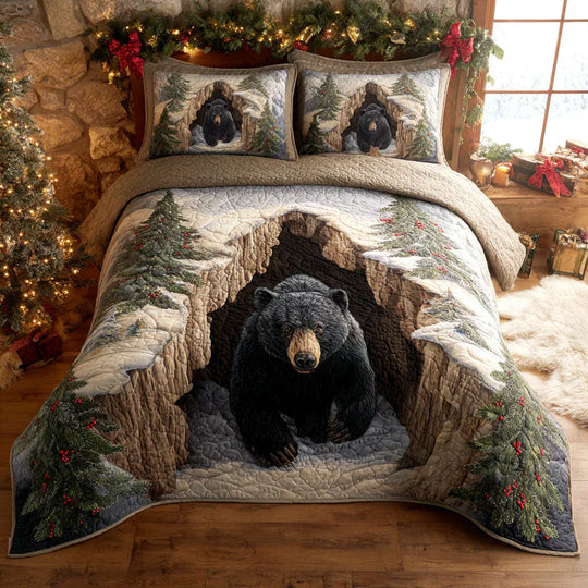 Jeu de lit matelassé de 3 pièces - Refuge de Vacances