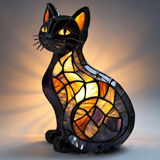 Chat Radieux à Minuit