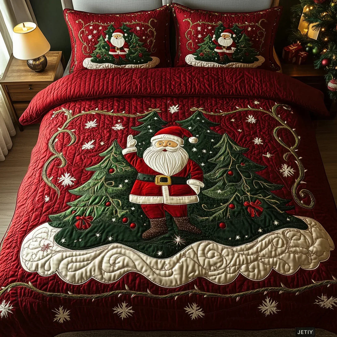 Ensemble de literie matelassé de 3 pièces - Atelier du Père Noël