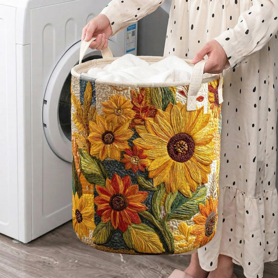 Rêve de Tournesol | Panier à Linge Rembourré