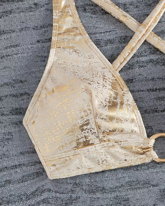 Bikini Boucle Métal Design