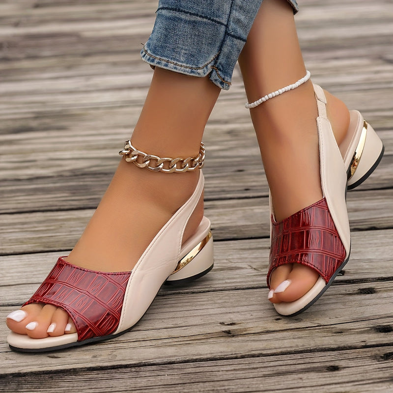 Sandales élégantes et confortables
