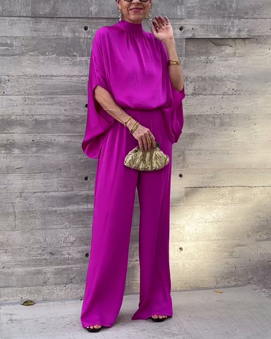Ensemble de design élégant de couleur unie