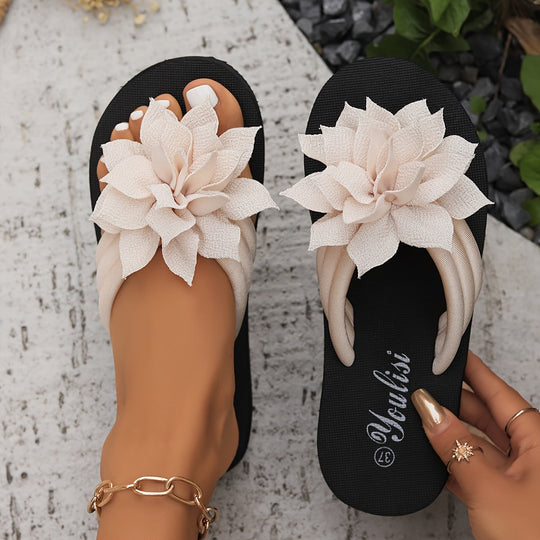 Sandales Fleur Élégante