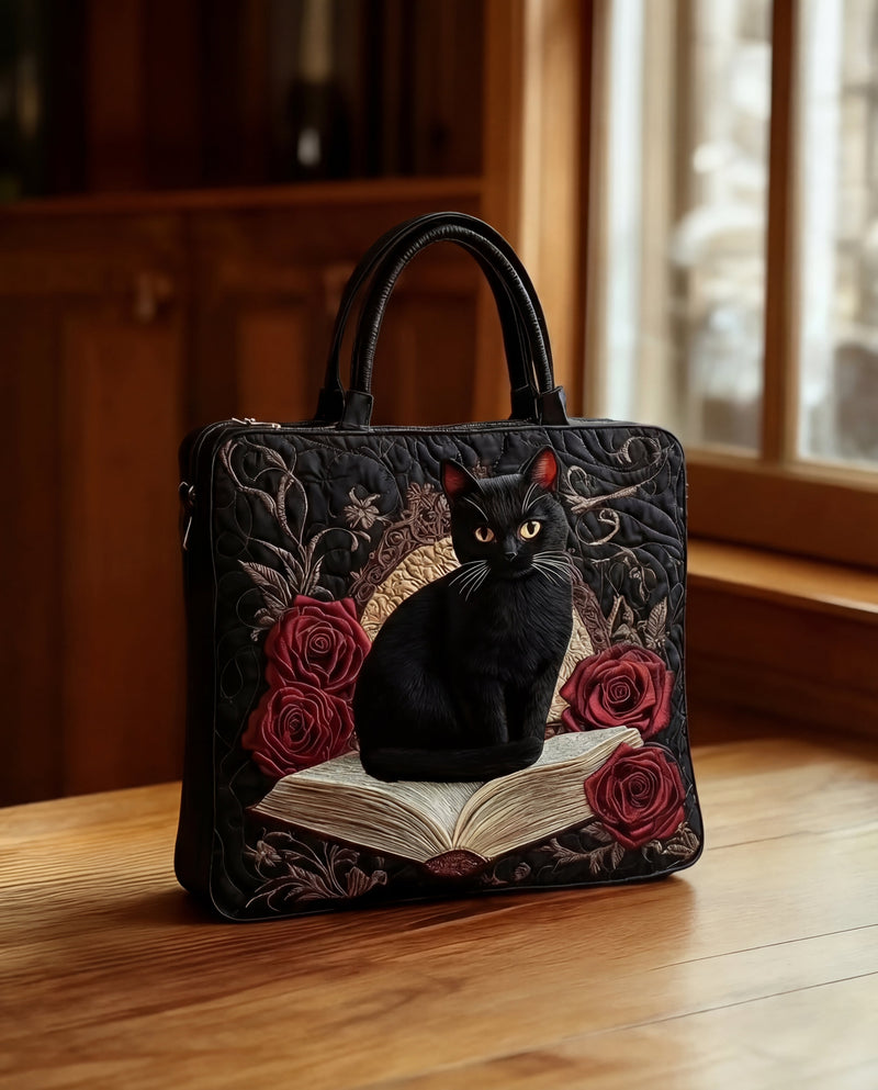 Sac à main artisanal matelassé “Pattes Sombres”