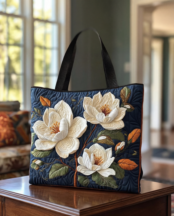 Sac à main matelassé "Magnolia Délicat"